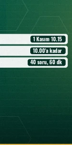 DHBT için giriş belgeleri yayında
