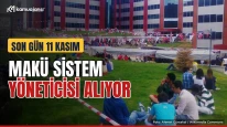 MAKÜ sözleşmeli sistem yöneticisi alacak