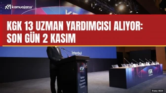 KGK 13 uzman yardımcısı alıyor