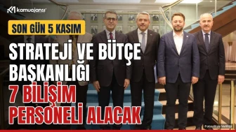 Strateji ve Bütçe Başkanlığı 7 bilişim personeli alacak