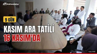 Ara tatil 16 Kasım'da: 9 gün okul yok