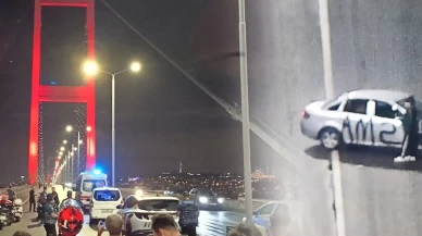 Kapatılan köprüde eylem yapan kişi polis tarafından yakalandı ve tutuklandı