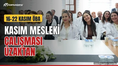 Kasım mesleki çalışması ÖBA'da