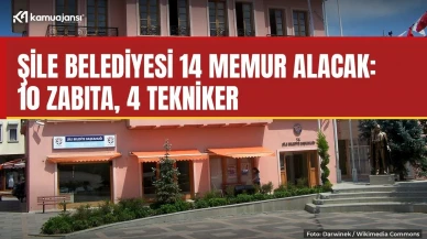 Şile Belediyesi 14 memur alacak