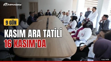 Ara tatil 16 Kasım'da: 9 gün okul yok