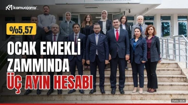 Ocak emekli zammında üç ayın hesabı