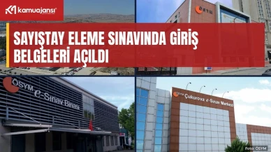 Sayıştay eleme sınavında giriş belgeleri açıldı