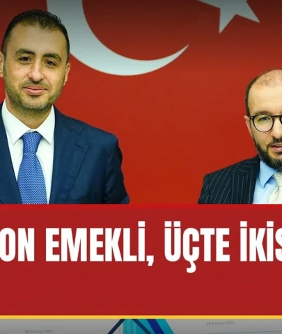 17,1 milyon emekli, üçte ikisi SSK'da