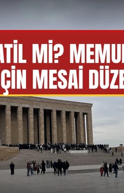 10 Kasım tatil değil: 09.05'te saygı duruşu