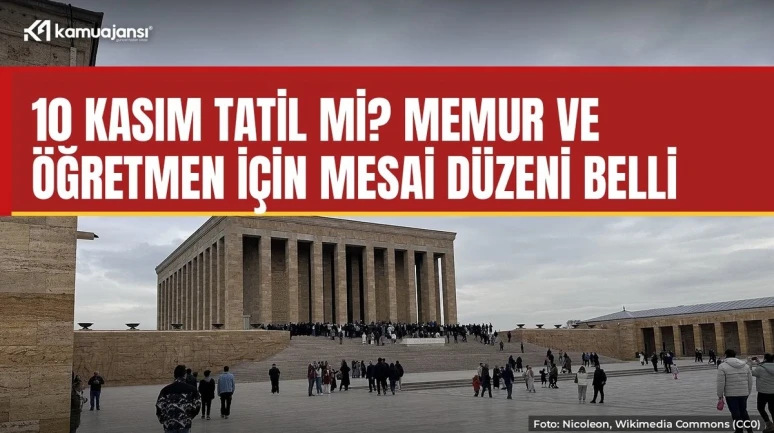 10 Kasım tatil değil: 09.05'te saygı duruşu