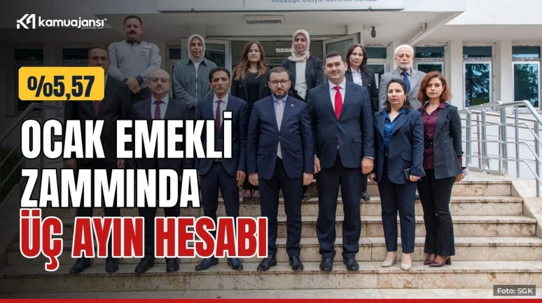 Ocak emekli zammında üç ayın hesabı