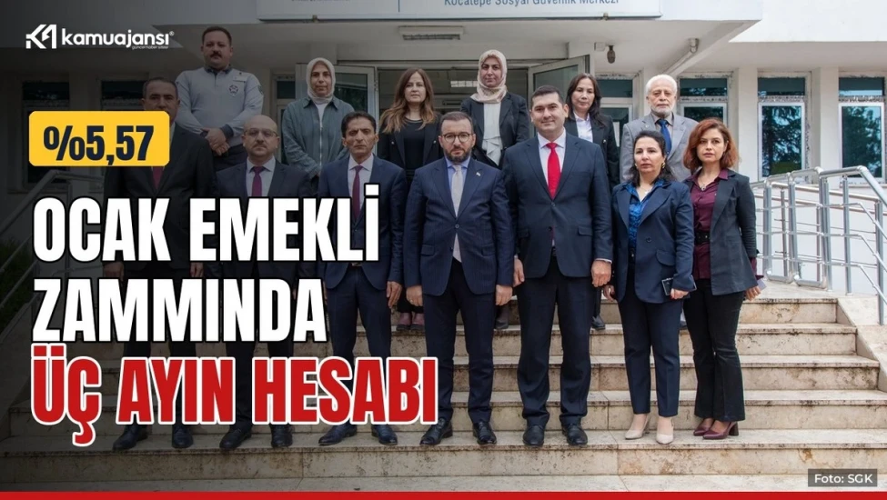 Ocak emekli zammında üç ayın hesabı