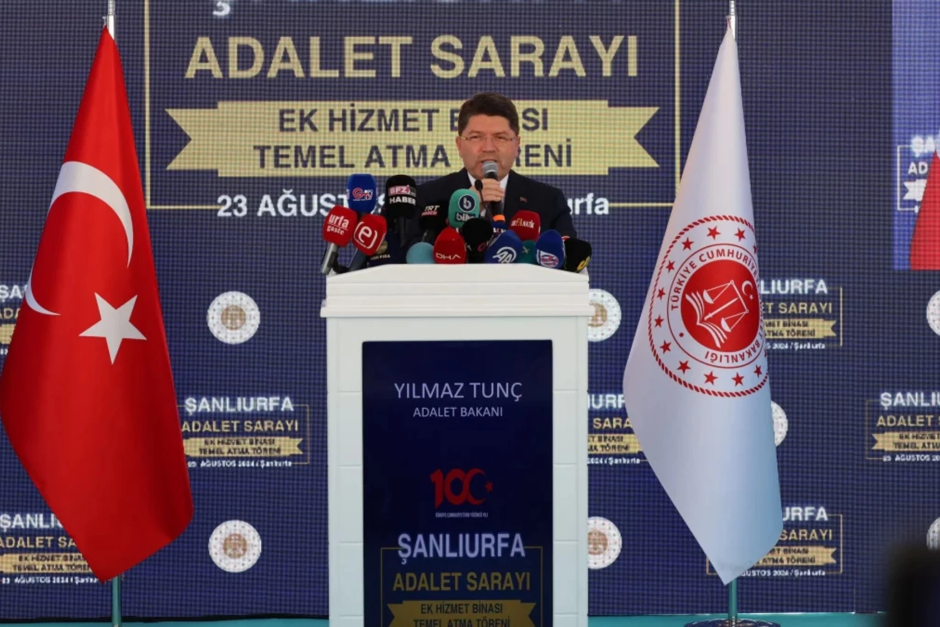 Şanlıurfa Adalet Sarayı Ek Hizmet Binası Temeli Atıldı