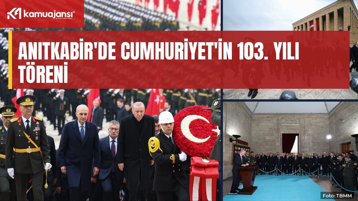 Anıtkabir'de 103. yıl töreni